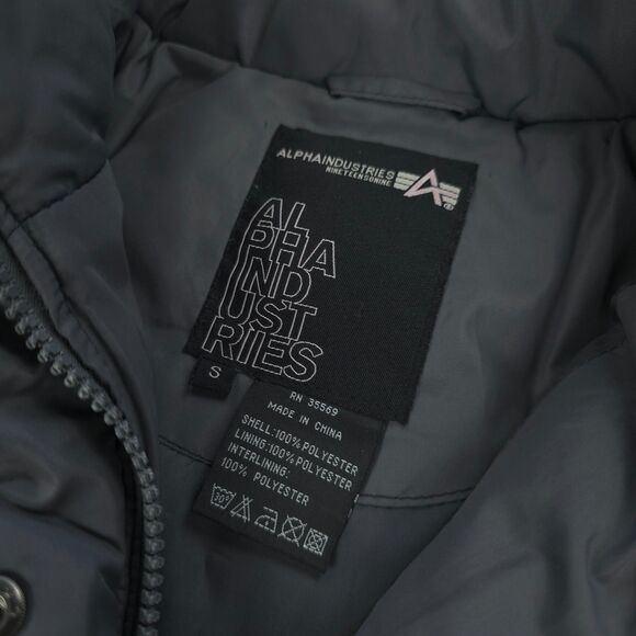 ALPHA INDUSTRIES Madison Vegan Fur Parka Puffer Jacket Military Cargo Gorpcore - Picture 15 of 15